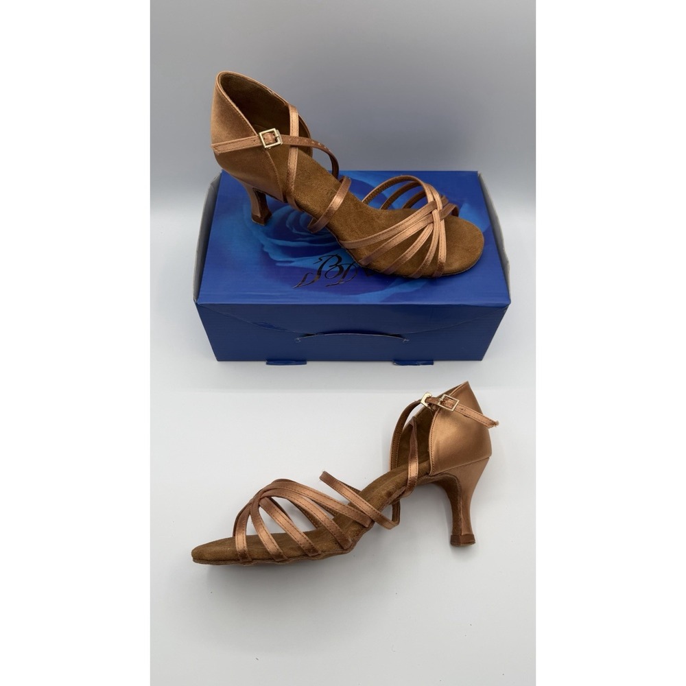 New With Box BD Dance Women's Latin Rhythm Dance Shoes US Size 9.5 3" Heel